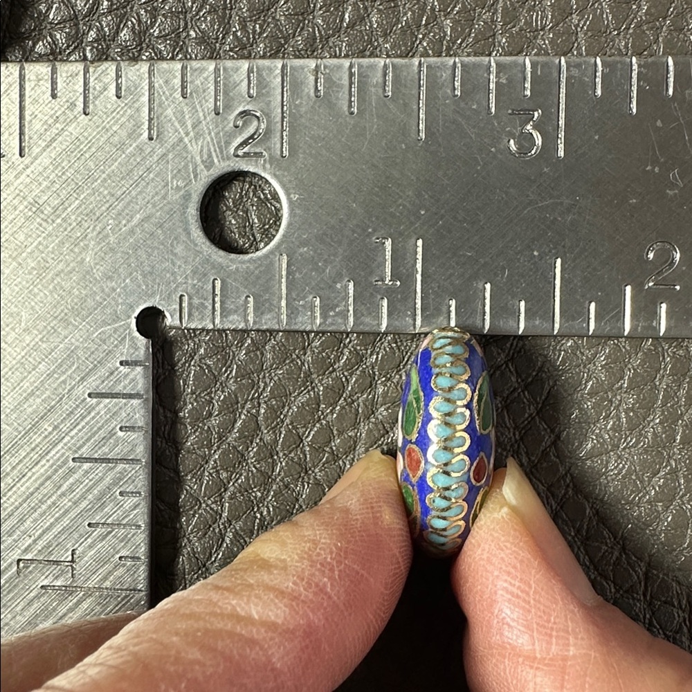 Vintage Cloisonné Beads - Picture 4 of 4